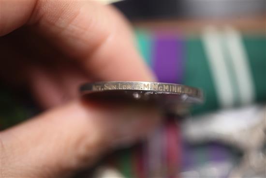 A 2nd World War group of six medals, awarded to Group Captain - Acting Squadron leader, Gordon McMinn,